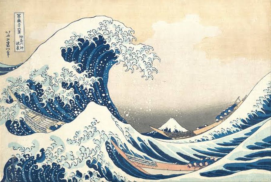 The Great Wave off Kanagawa — Hokusai, 1831